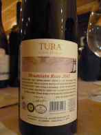 2011 Tura Mountain Rose - back label