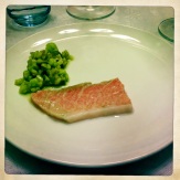 toro with fresh chickpeas, green olives. lotsa olive oil