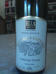 2006 Ella Valley Cabernet Franc